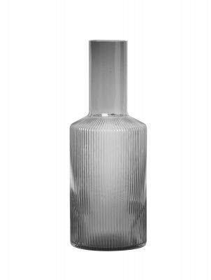 Ripple Carafe Smoke Grey Ferm Living SINGLE PIECES
